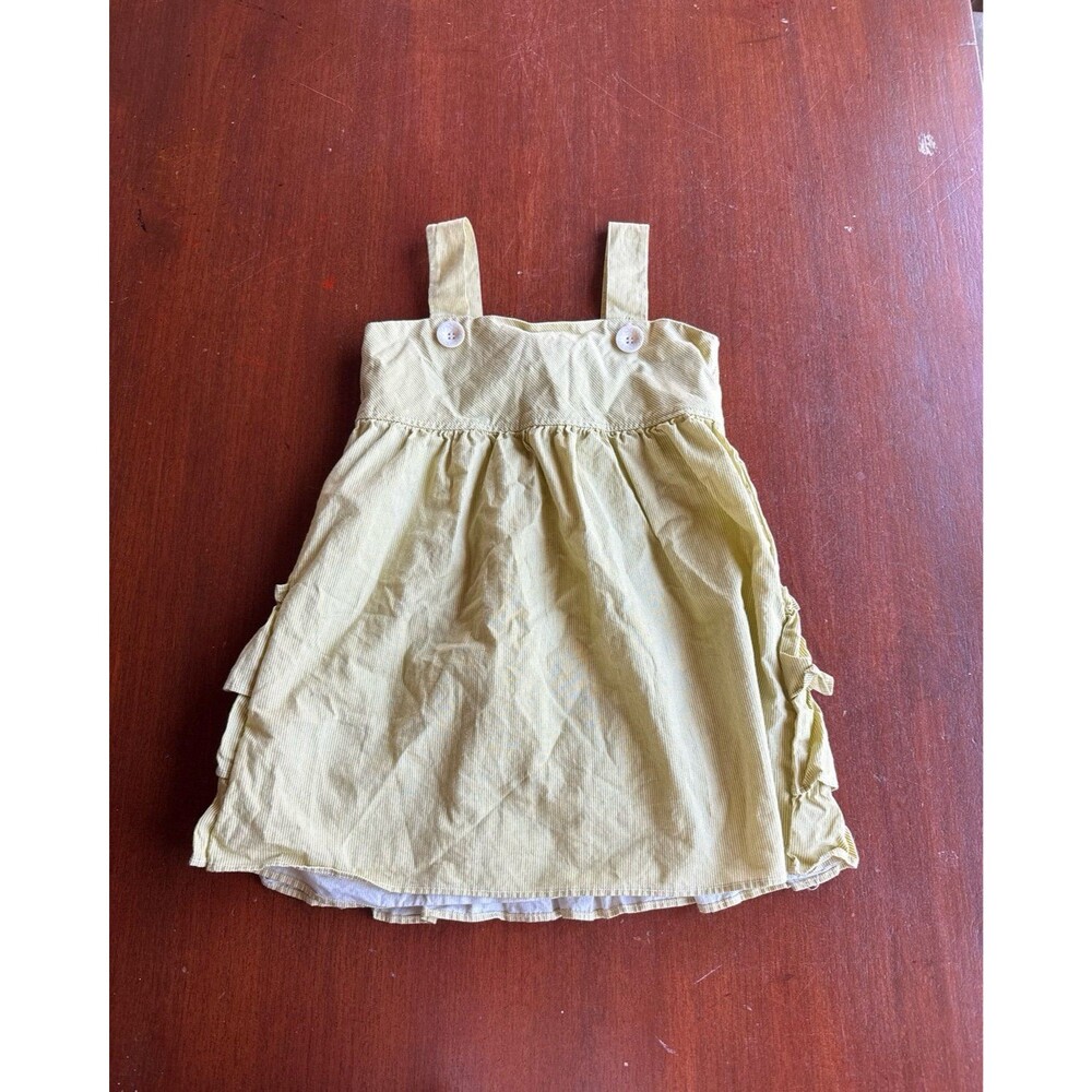 PERSNICKETY ruffle bottom pinafore pinstripe dress